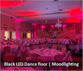 Gisborough Hall Hotel | Mood Lighting | Black LED Dance floor | Charity Nights