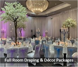 Hardwick Hall Hotel | Room Draping | Chair Covers | Wedding Decor | Darlington