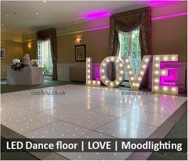 Judges Country Hotel | Starlight Dance floor | LOVE letters | Mood lighting