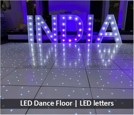 Ramside Hall Hotel | Twinkle Dance floor | Mood Lighting | LED Initials