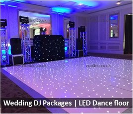Rockliffe Hall | Starlit Wedding DJ Packages | Large Starlit Dance floors | Moodlighting
