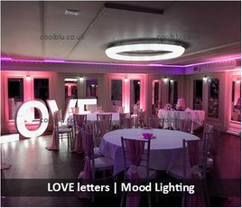 Blackwell Grange Hotel Darlington | LOVE letters | Mood lighting