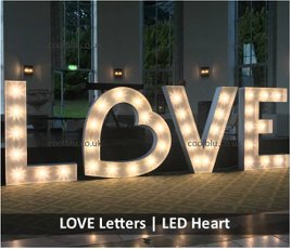 Wynyard Hall Hotel | LED letters | LOVE letters | LED Heart | Stockton-on-Tees